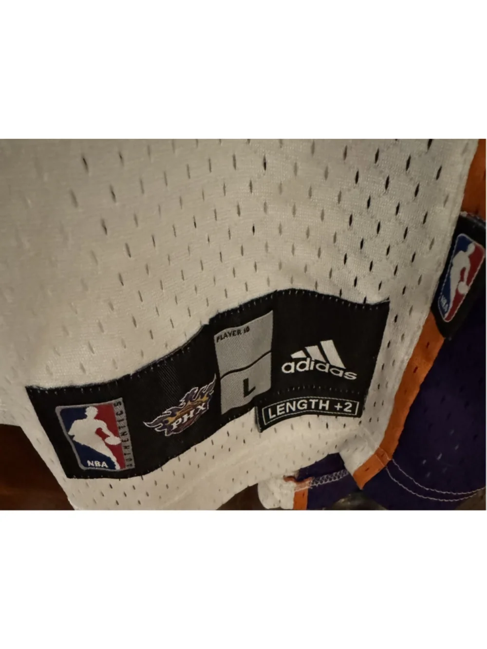 Phoenix Suns Steve Nash #13 Adidas Jersey White Men Sz L